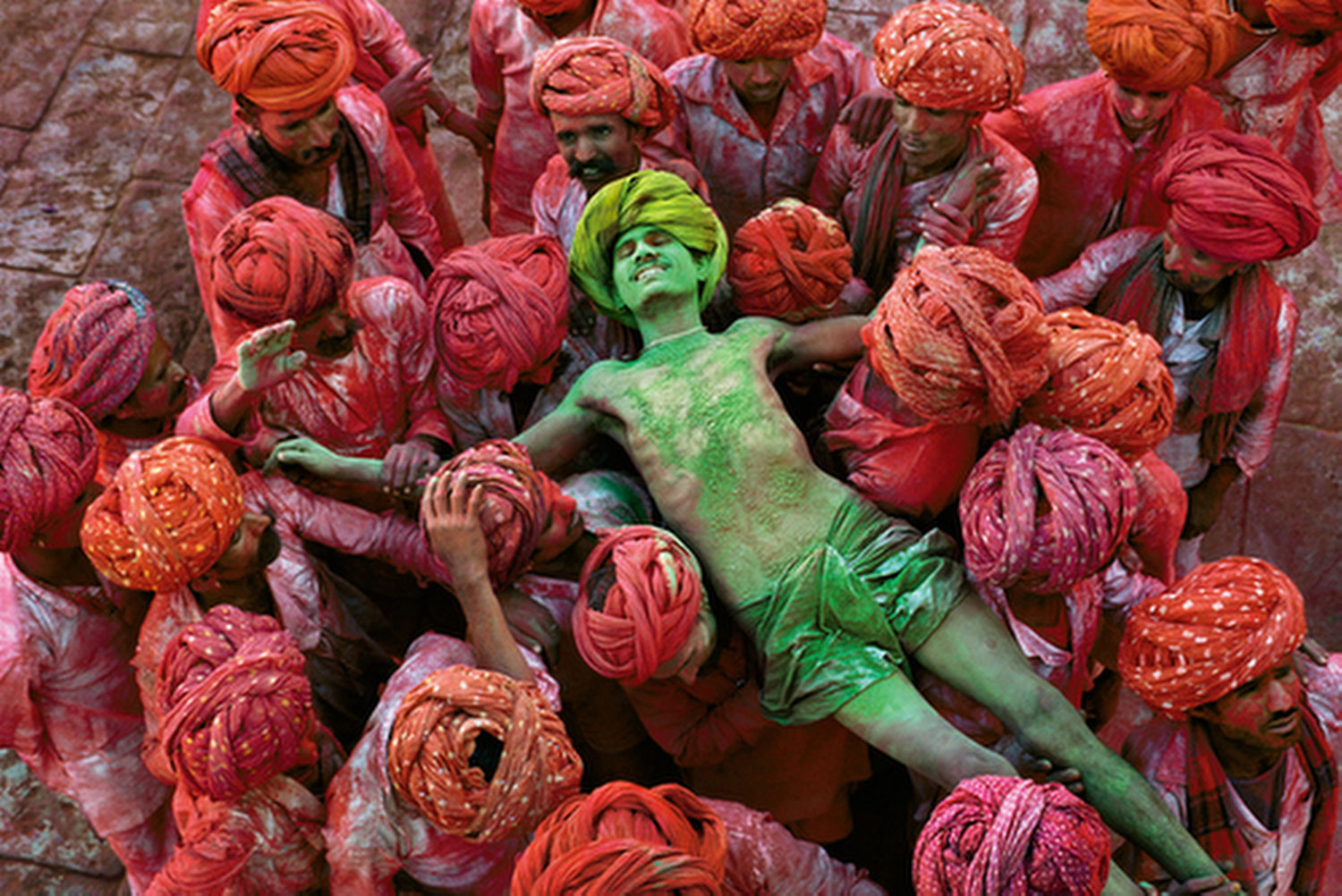 HOLI MAN. INDIA, 1996