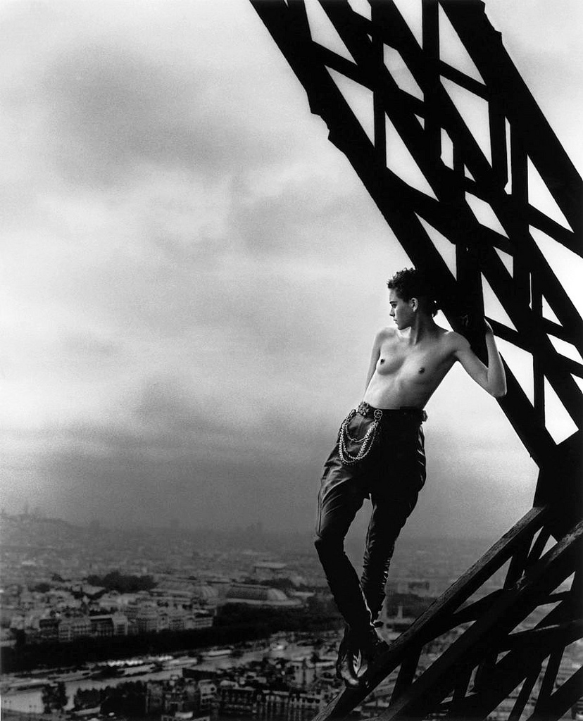Mathilde on Eiffel Tower, Rolling Stone, 1989
